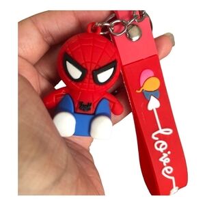 Spider-Man PVC Keychain – Marvel Superhero Keyring Pendant Collectible Gift
